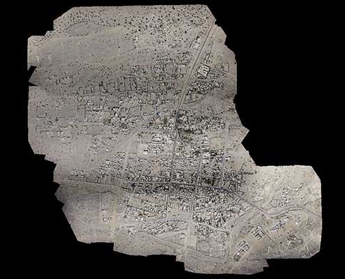 نقشه برداری هوایی عکس ارتوی شهر نگور