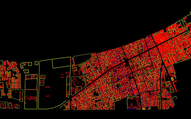 نقشه برداری هوایی نقشه کاداستر شهر کنارک